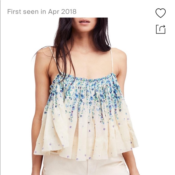 Free People Instant Crush Printed Cami in Black Combo - Picture 10 of 16